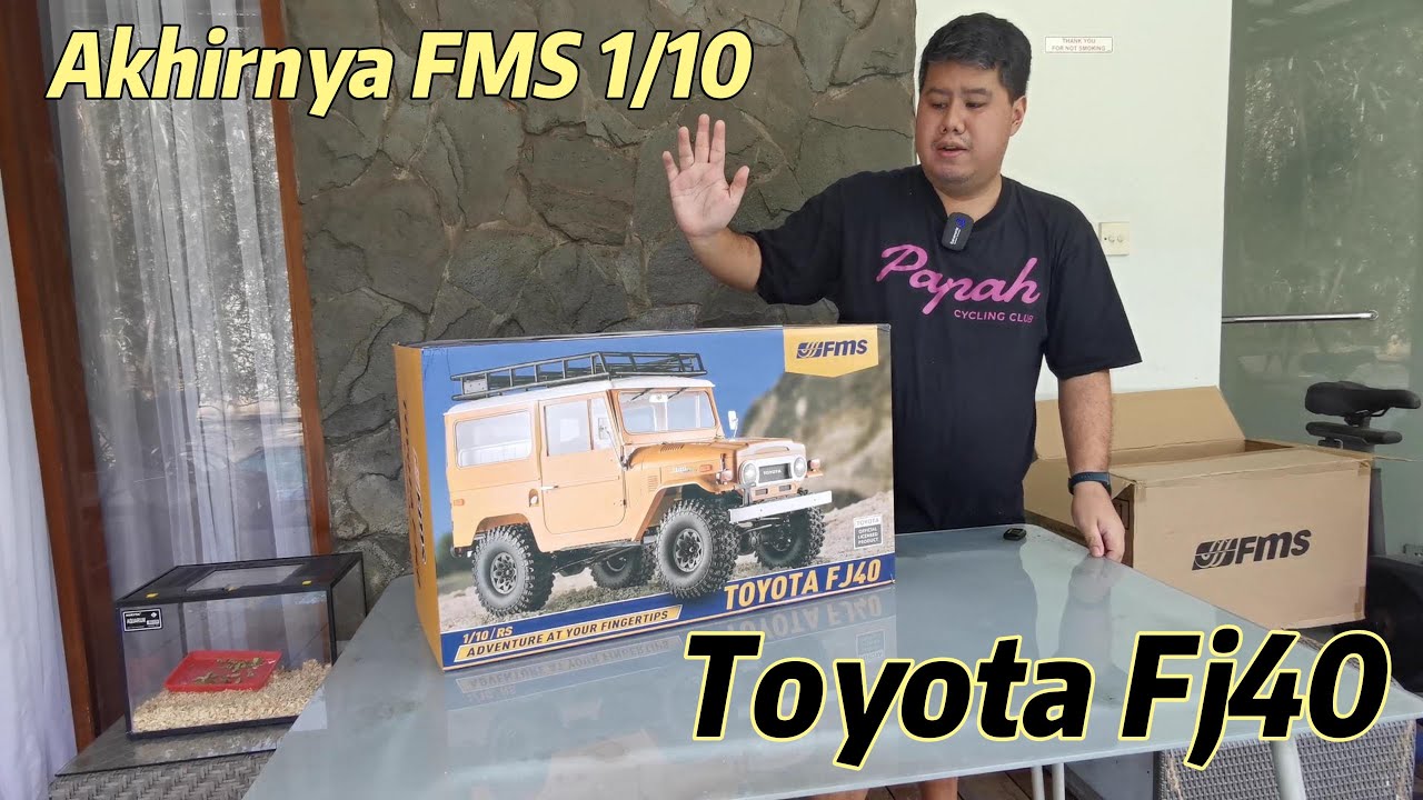 FMS Toyota FJ40 1:10 Unboxing,Emang boleh sedetail ini?