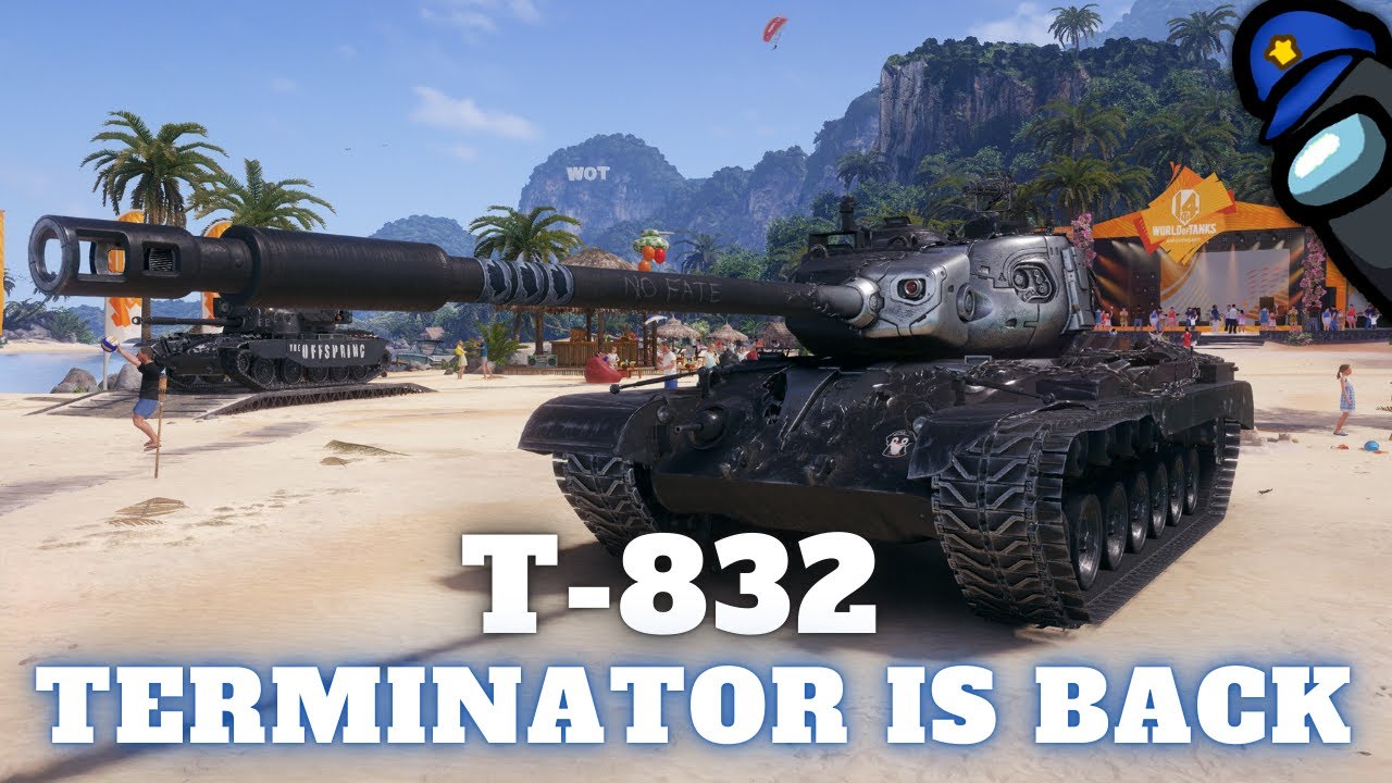 T-832 - Der Terminator ist zurück! - Showcase [World of Tanks - Gameplay - Deutsch]
