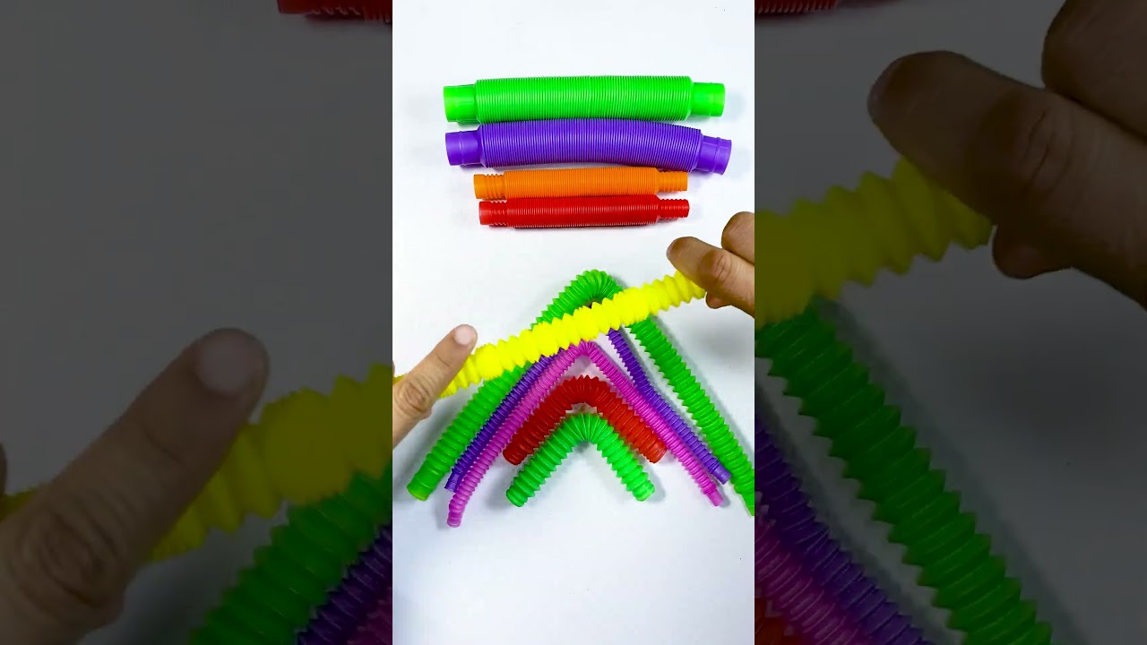 Mega Stretch & Snap Pop Tubes | Super Satisfying Crunch