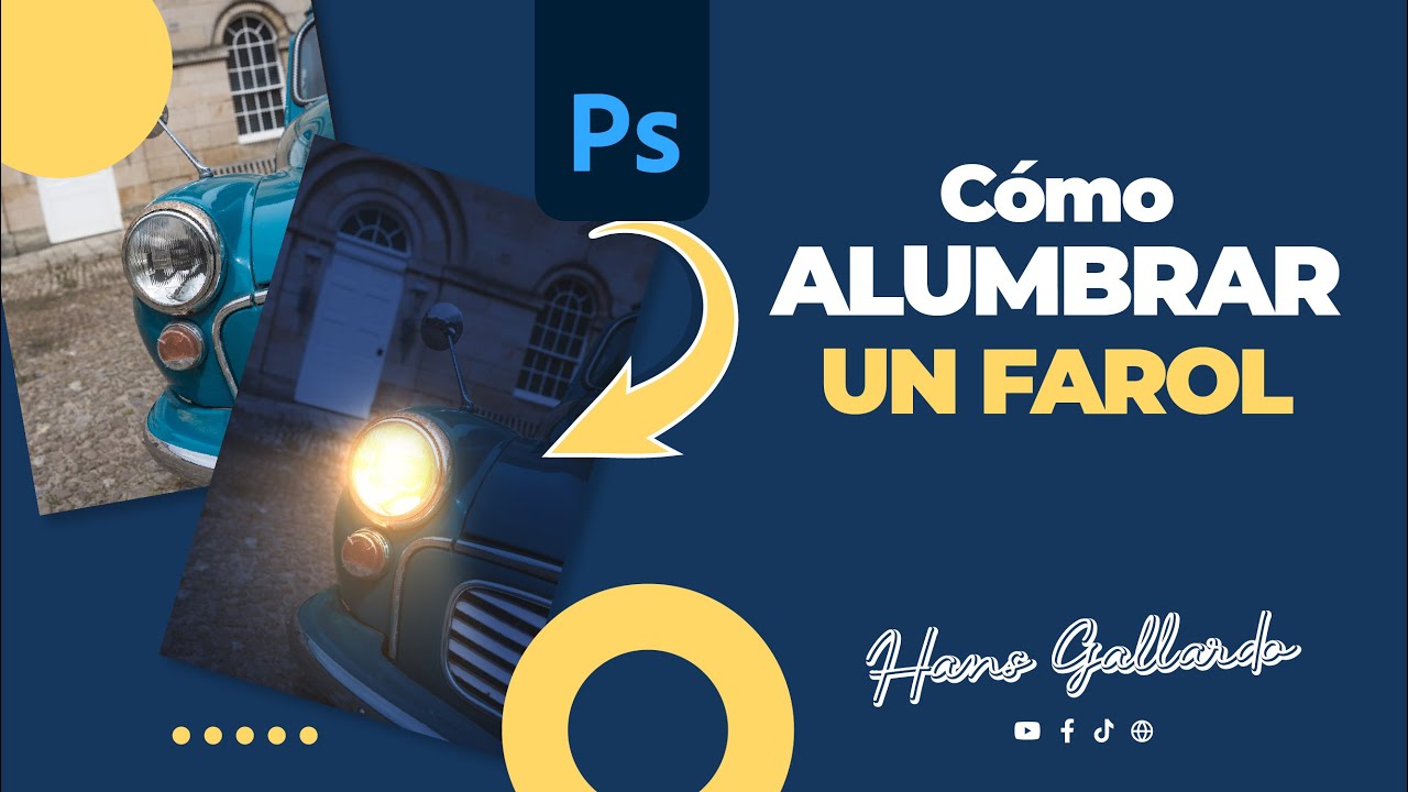 CÓMO ALUMBRAR UN FOCO APAGADO | Photoshop
