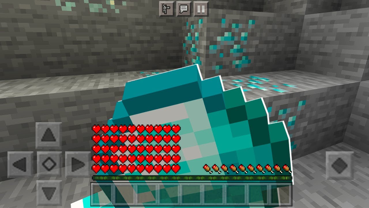 Minecraft PE | ماين كرافت لكن تقدر تاكل الموارد