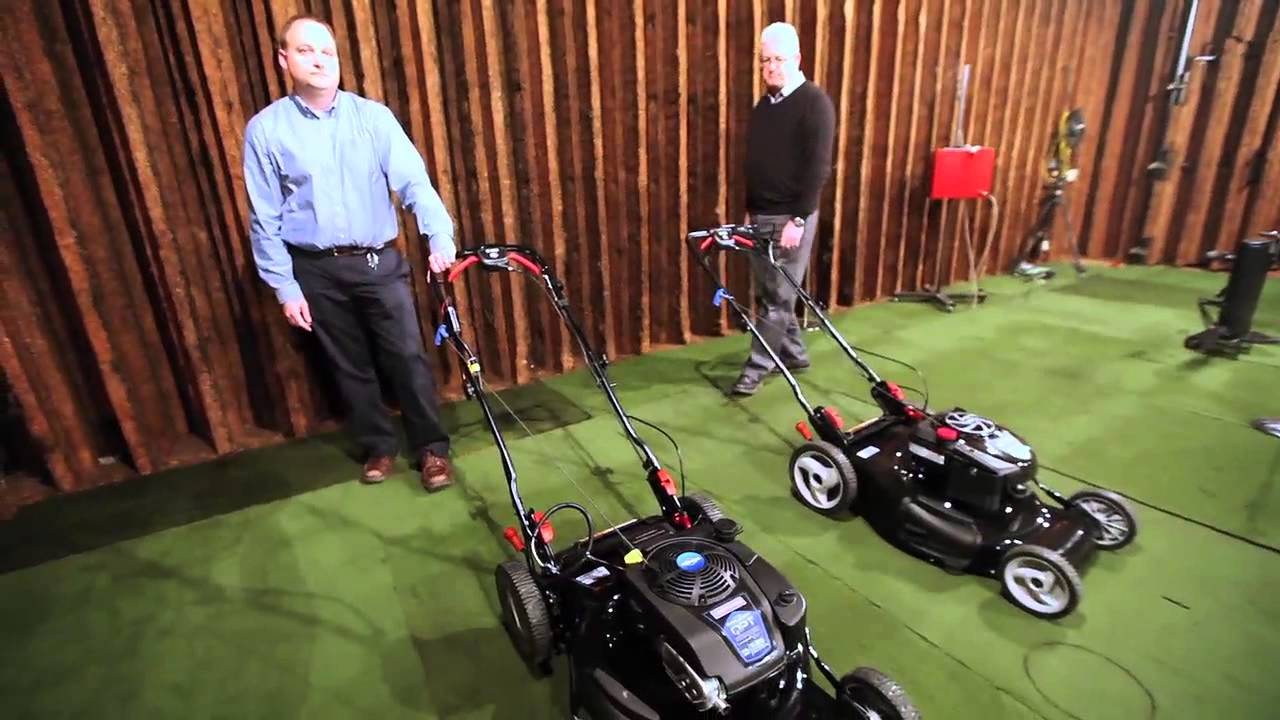 The quiet lawn mower by Briggs & Stratton Corp.