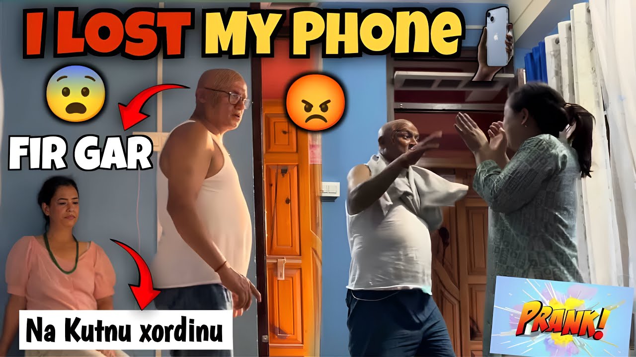 I Lost My Phone 😔 *Prank*  || Esto reaction awxa vanera socheko thina 🤬😡 @pritikachettri03