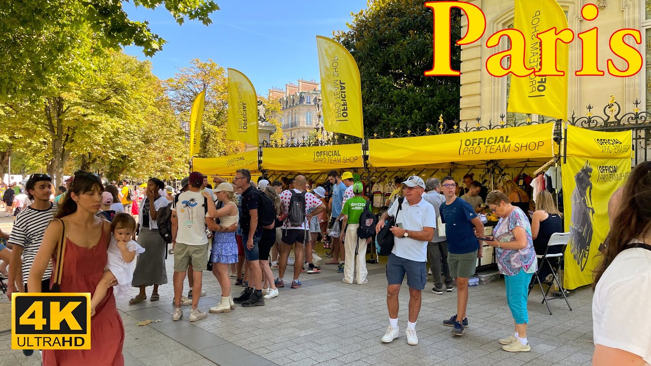 Paris , France  🇫🇷 - Paris Summer 2022 - 4K HDR Walking Tour | Paris 4K | A Walk In Paris
