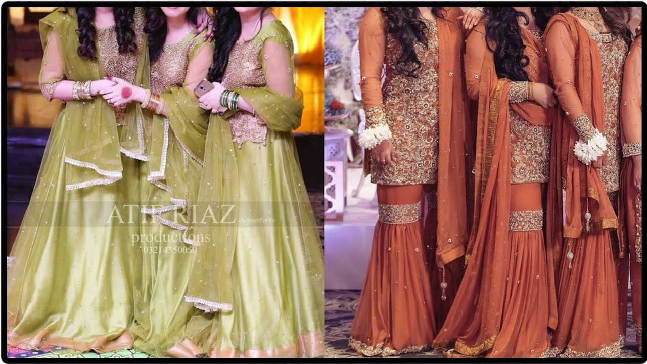 Bride Sister,Cousins Wedding Dresses Designing #its_all_about_fashion_and_craft