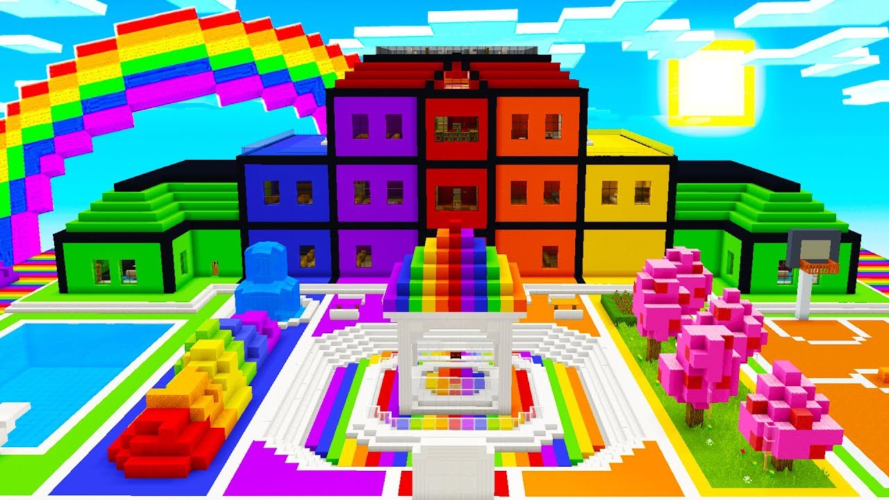 HIDE & SEEK IN RAINBOW SCHOOL CHALLENGE!