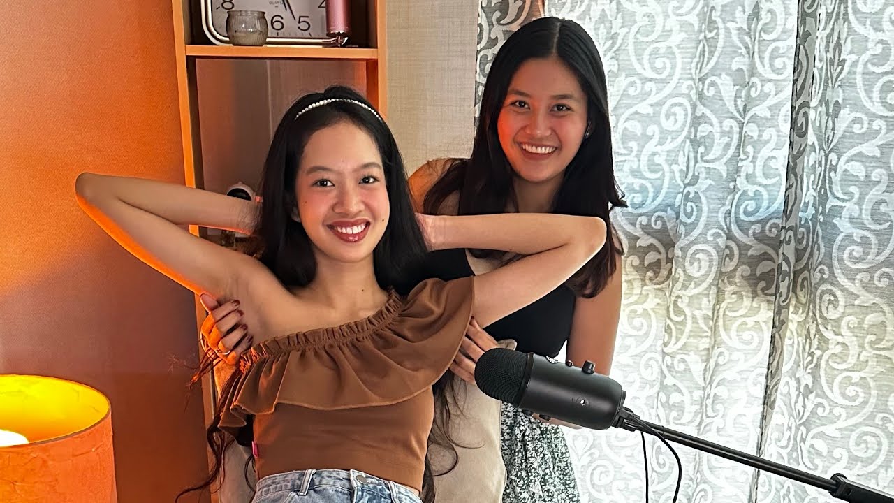 Who's this Girl?? ASIAN BABE Armpit ASMR Tickles 😍😁