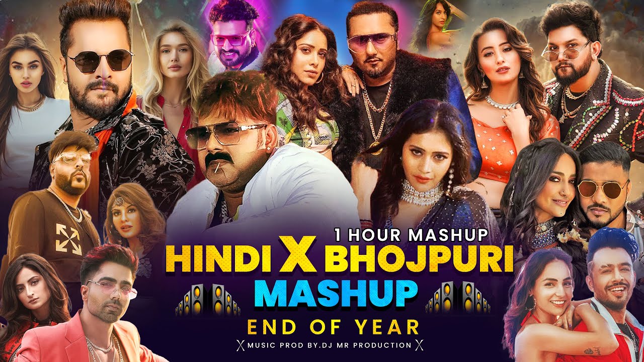 BHOJPURI X HINDI | MEGA MASHUP | Nonstop New Year Party | Bhojpuri+Punjabi Mashup | Nonstop Dj Song