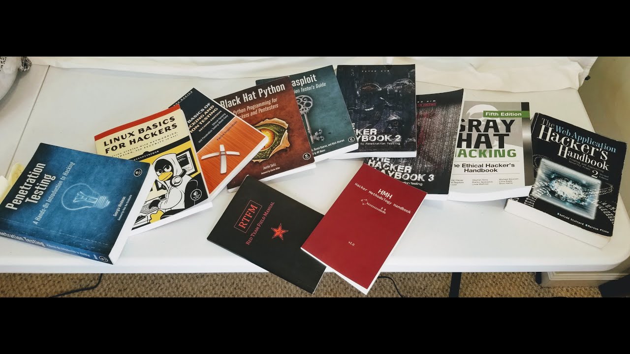 Ten Books To Start Your Penetration Testing Journey