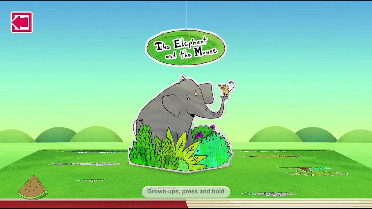 The Elephant and the Mouse CBeebies: Kids Toddler Storybook StoryTime Game