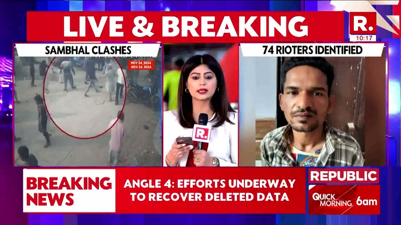 Sambhal Clash: 74 Masked Rioters Identified, 7 FIRS Filed In Case