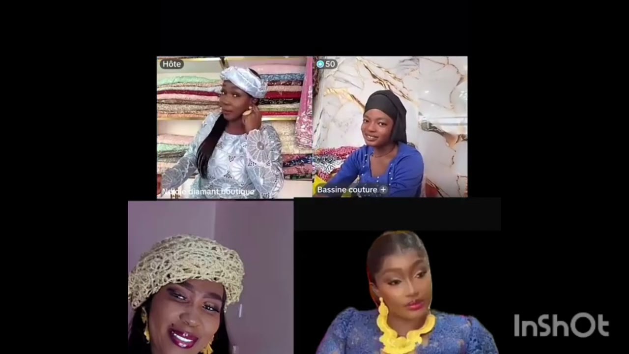 Live de Mame Bassine Thiam et Ndiolé Tall avec leurs femmes de ménage danguay ré ba tasse 