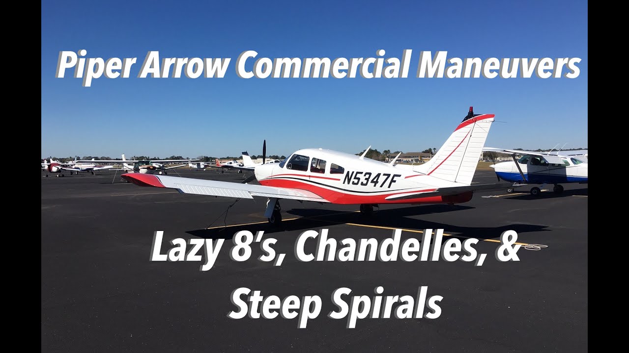 Lazy 8's, Chandelles & Steep Spirals| Piper Arrow