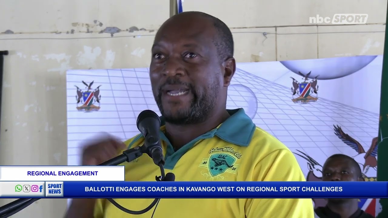 Ballotti engages coaches in Kavango West on Regional Sport challenges