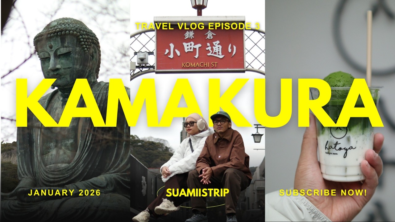 KAMAKURA TRAVEL VLOG - Day Trip ke Kamakura [Slam Dunk, Ghibli Store, dan Jajan di Komachi Street]