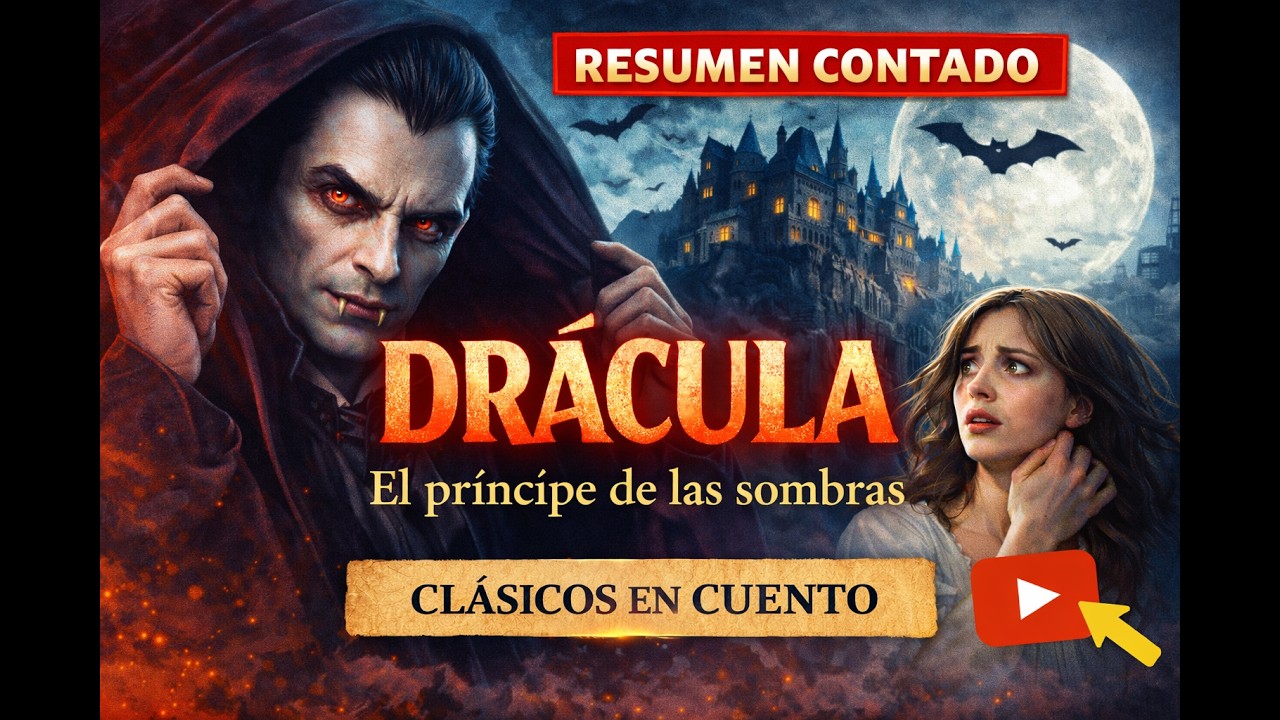 Dr&aacute;cula, el pr&iacute;ncipe de las sombras 🦇🌕 Cl&aacute;sicos en cuento | Resumen contado
