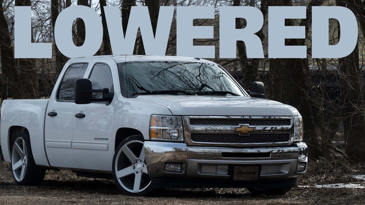 Silverado / Sierra Lowering Kit - Ridetech StreetGrip Performance Suspension Installed