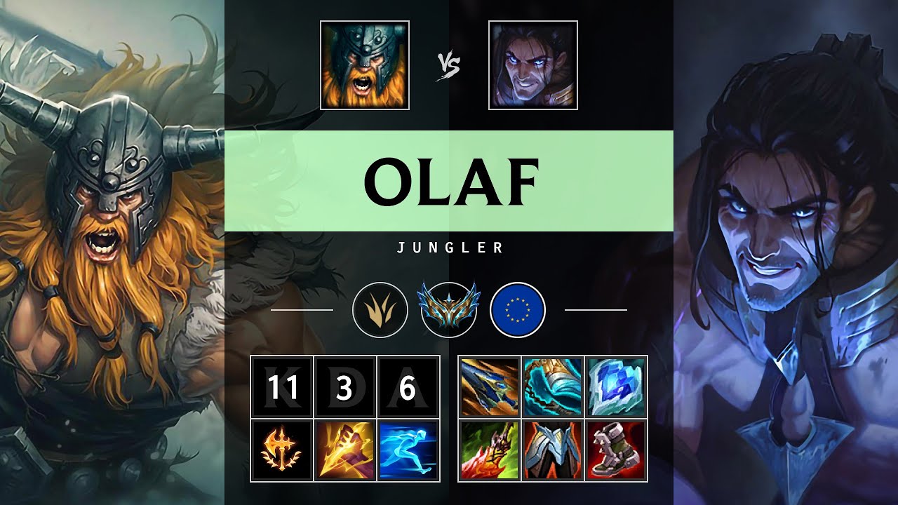 Olaf Jungle vs Sylas - EUW Challenger Patch 25.17