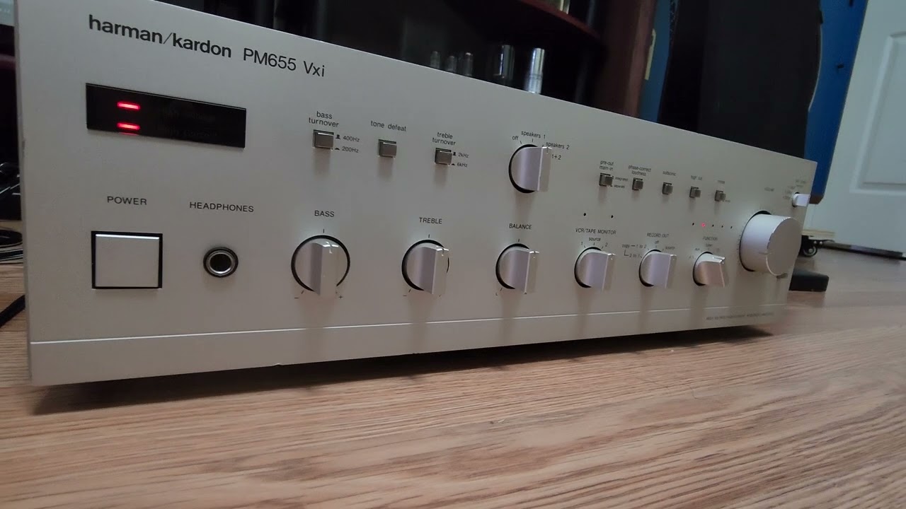harman kardon Pm655 Vxi (V11) Integrated Amplifier /Dalhquist PDQ-16 Speakers