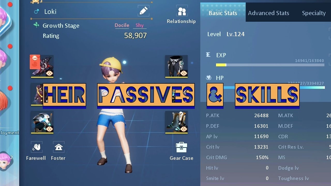 Heir Passives & Skills (Best) | Dragon Raja