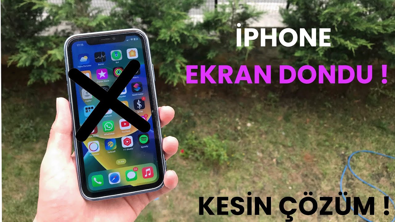iPhone Ekran Dondu Yanıt Vermiyorsa Hemen Bu Yöntemi Uygulamasın !