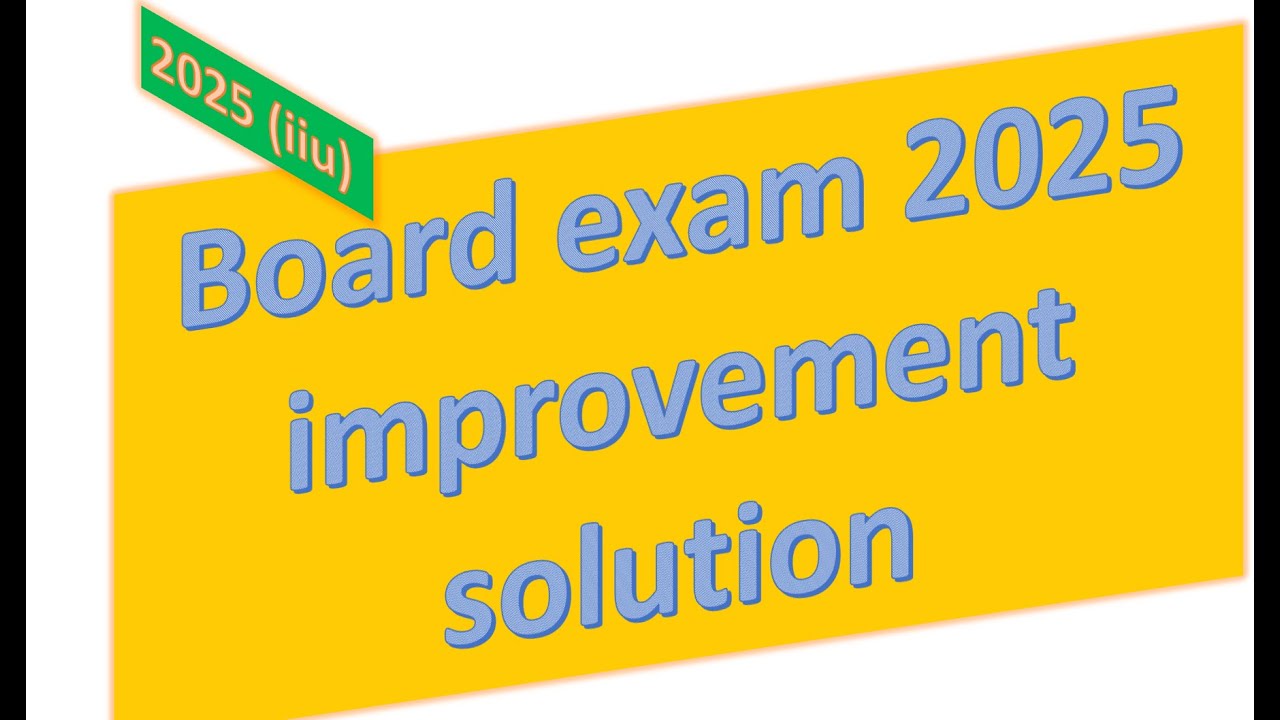 BOARD EXAM 2026