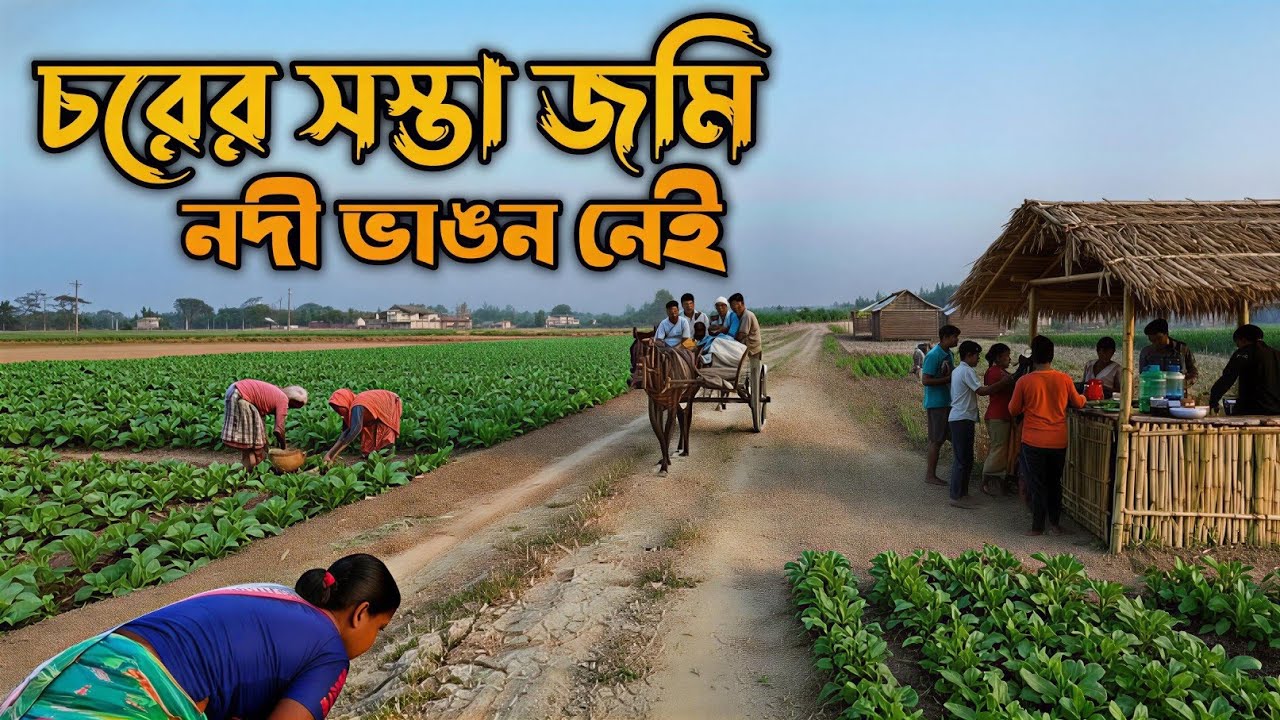 যমুনার এমন চর যেখানে নদী ভাঙে না — কম দামে জমি, নিশ্চিন্ত জীবন