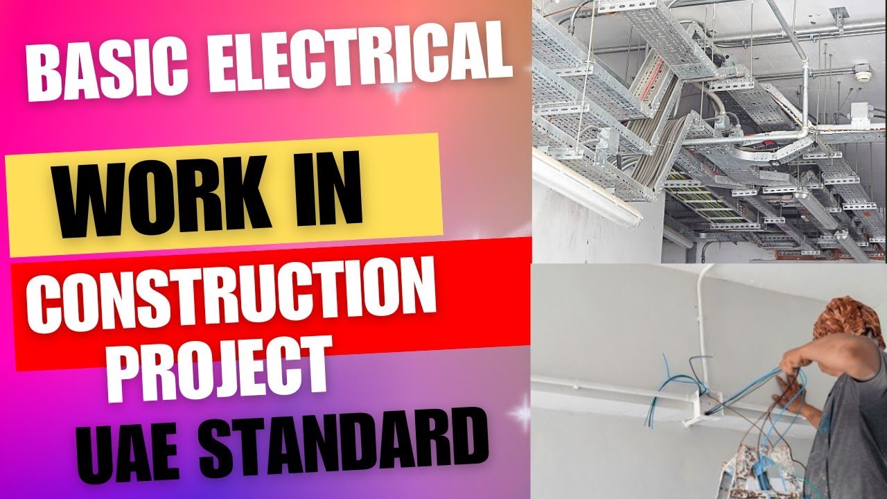 construction project electrical work | gulf electrical / UAE standard @kktechnicaldubai  ⚡ 💥⚡.
