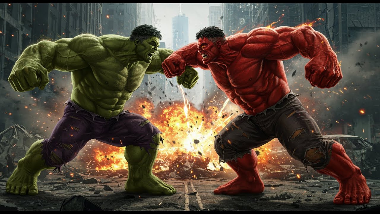 Hulk vs Red Hulk – Rage vs Power | Multiverse Legends
