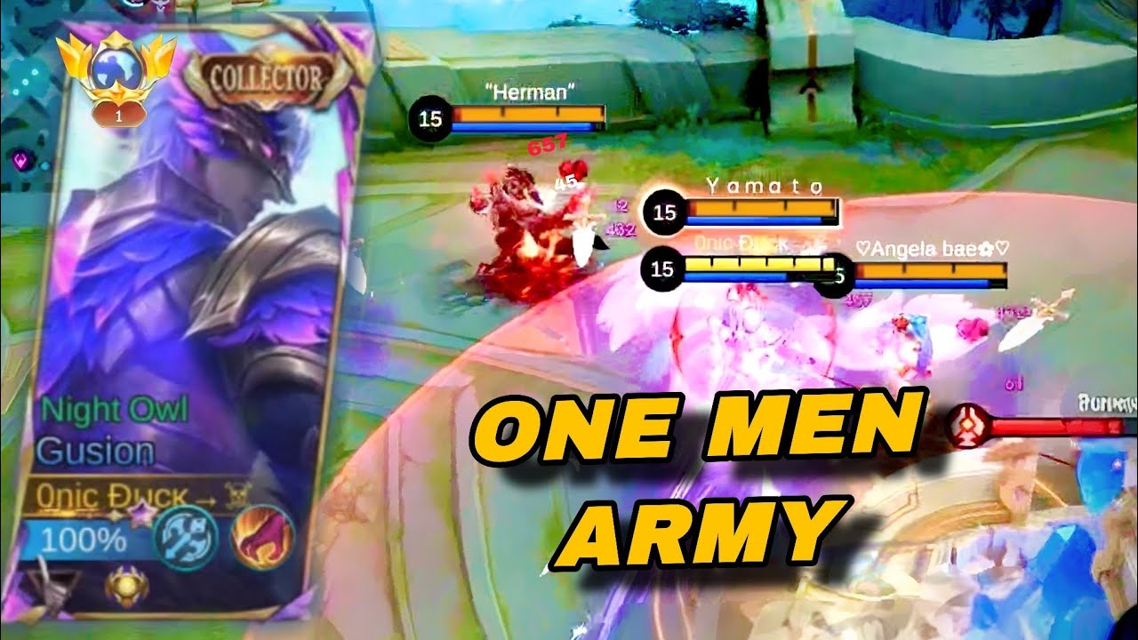 Gusion vs All – The True One Man Army #gusionhyper 