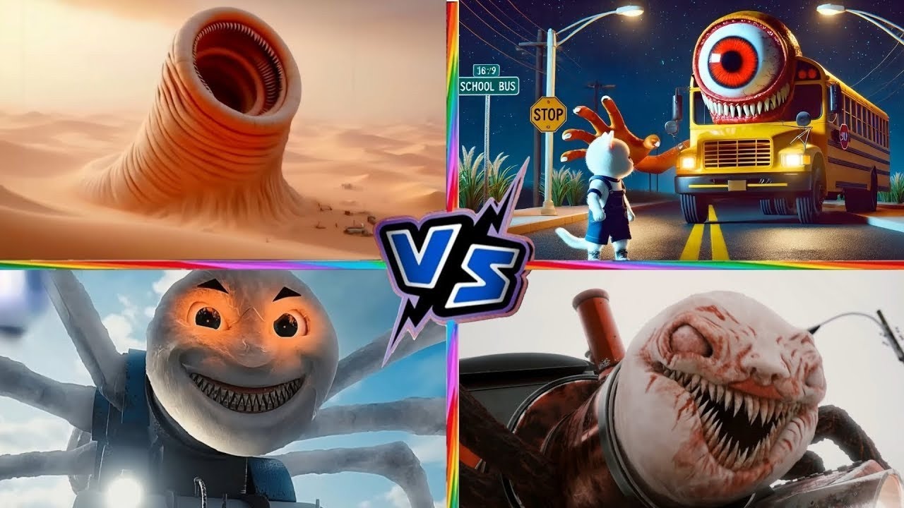Cursed Thomas Vs Braineater Bus Vs Choo choo Charles Vs Erosion Worm | Pepe Viral Music | Tiles Hop!