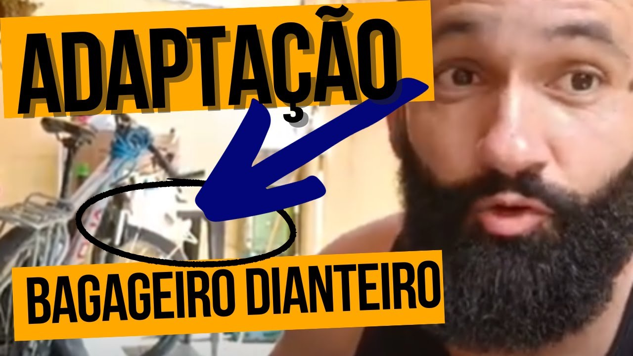 ADAPTAÇÃO DO BAGAGEIRO DIANTEIRO PARA BIKE COM EIXO BOOST #cicloturismo #bikepacking