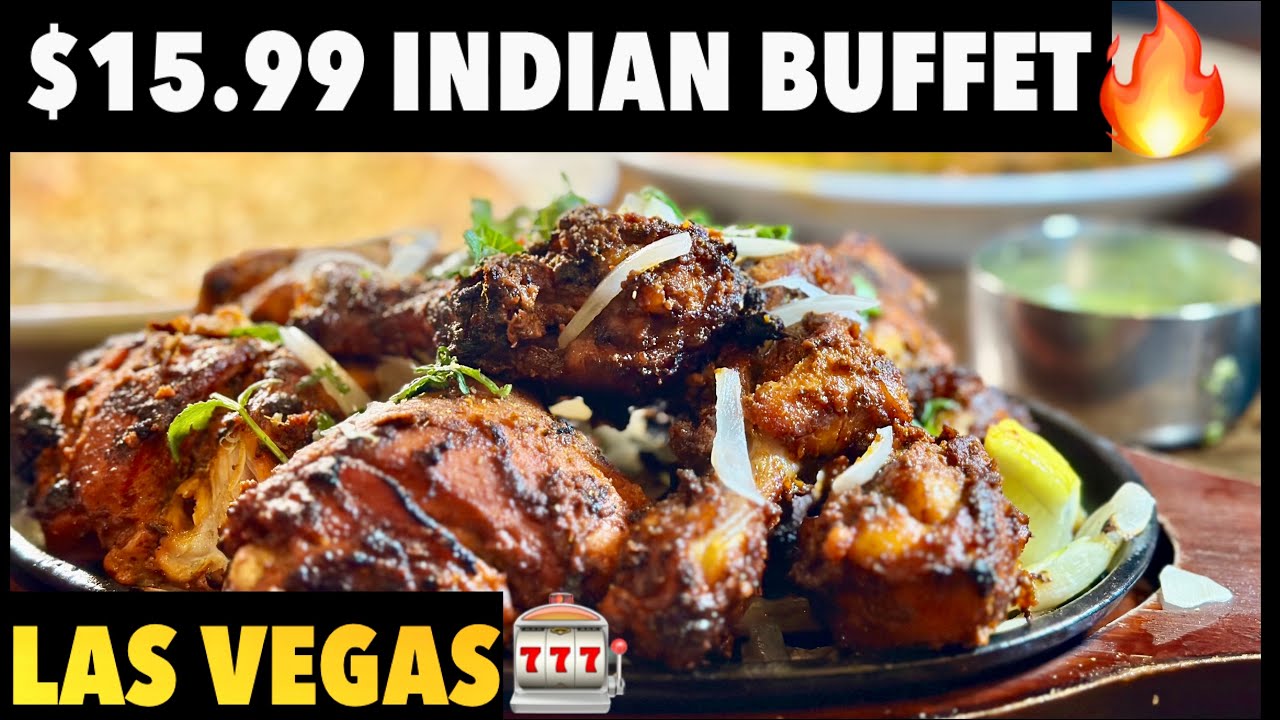 Best $15.99 Indian Lunch BUFFET in VEGAS #vegas #vegaseats #vegasbuffets