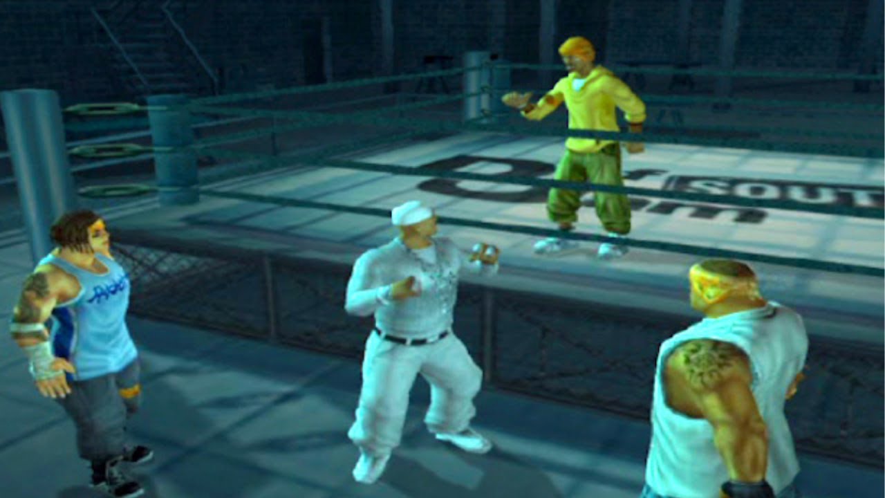 DEF JAM: VENDETTA-PS2 МАТЧ 25: СНЕГОВИК, КАРМАНЫ ДОМА И