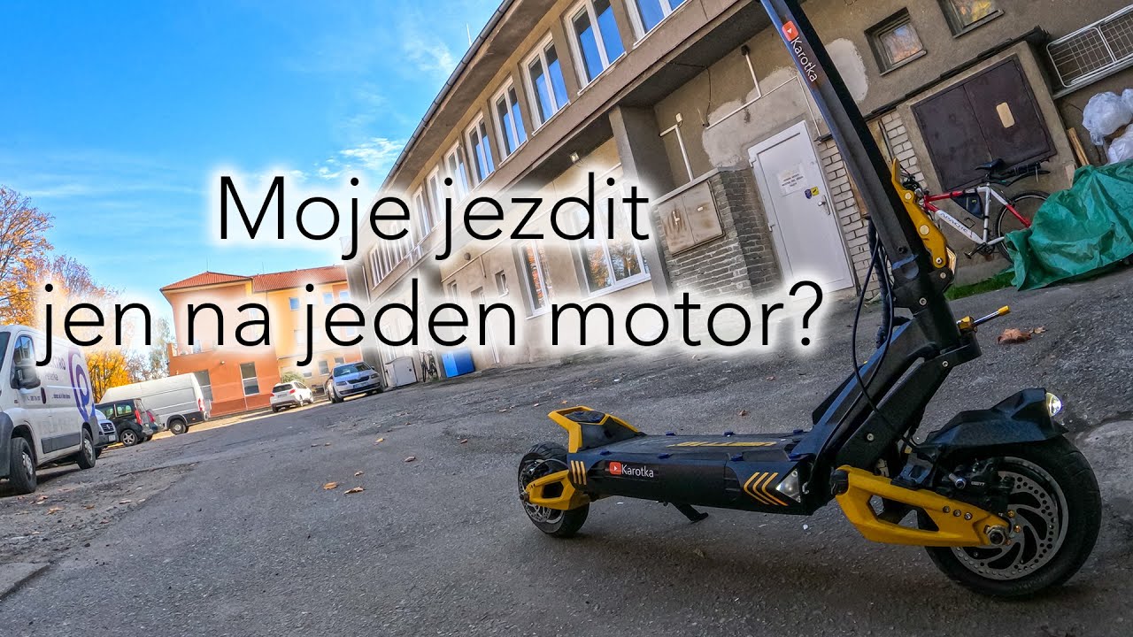 Mohu jezdit na jeden motor na dvou motorové koloběžce? 🤔