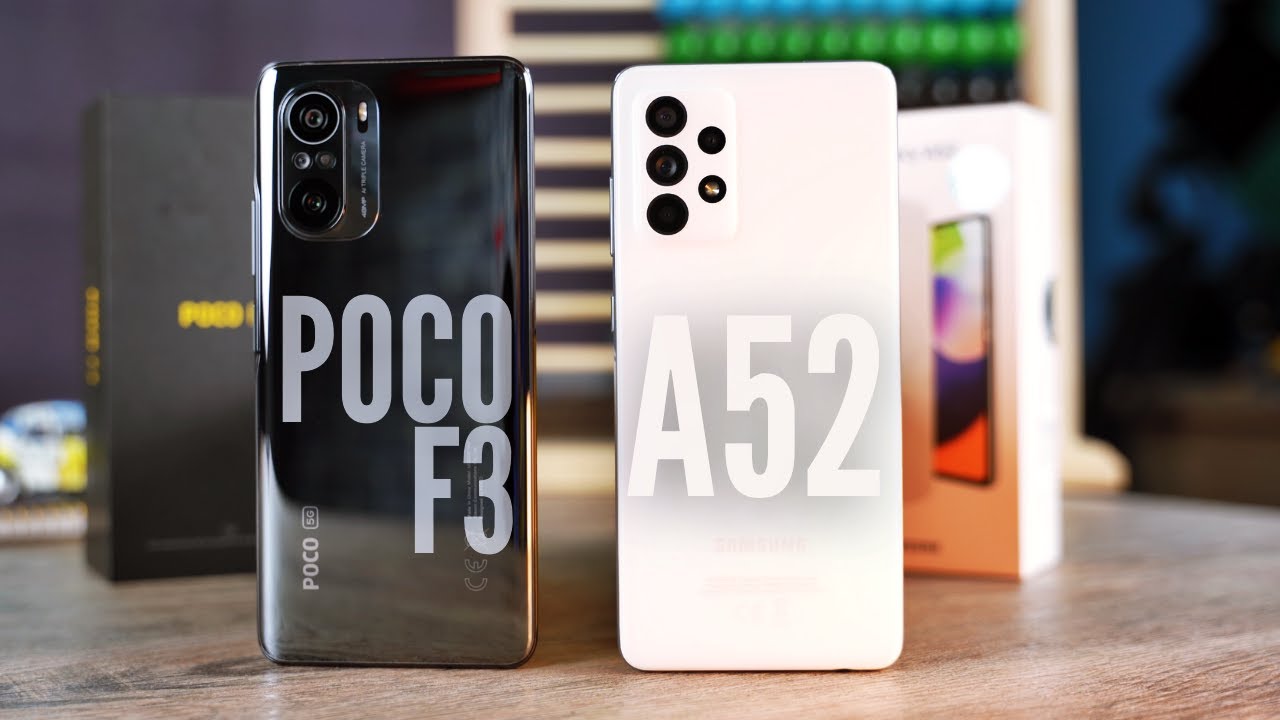 Poco F3 против Galaxy A52: камера и полное сравнение