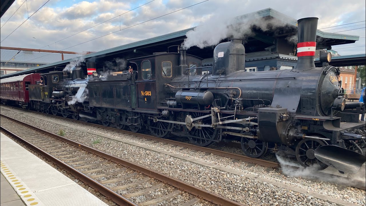 Dampdage på Danmarks Jernbanemuseum, 18. september 2021 🚂🚂🇩🇰