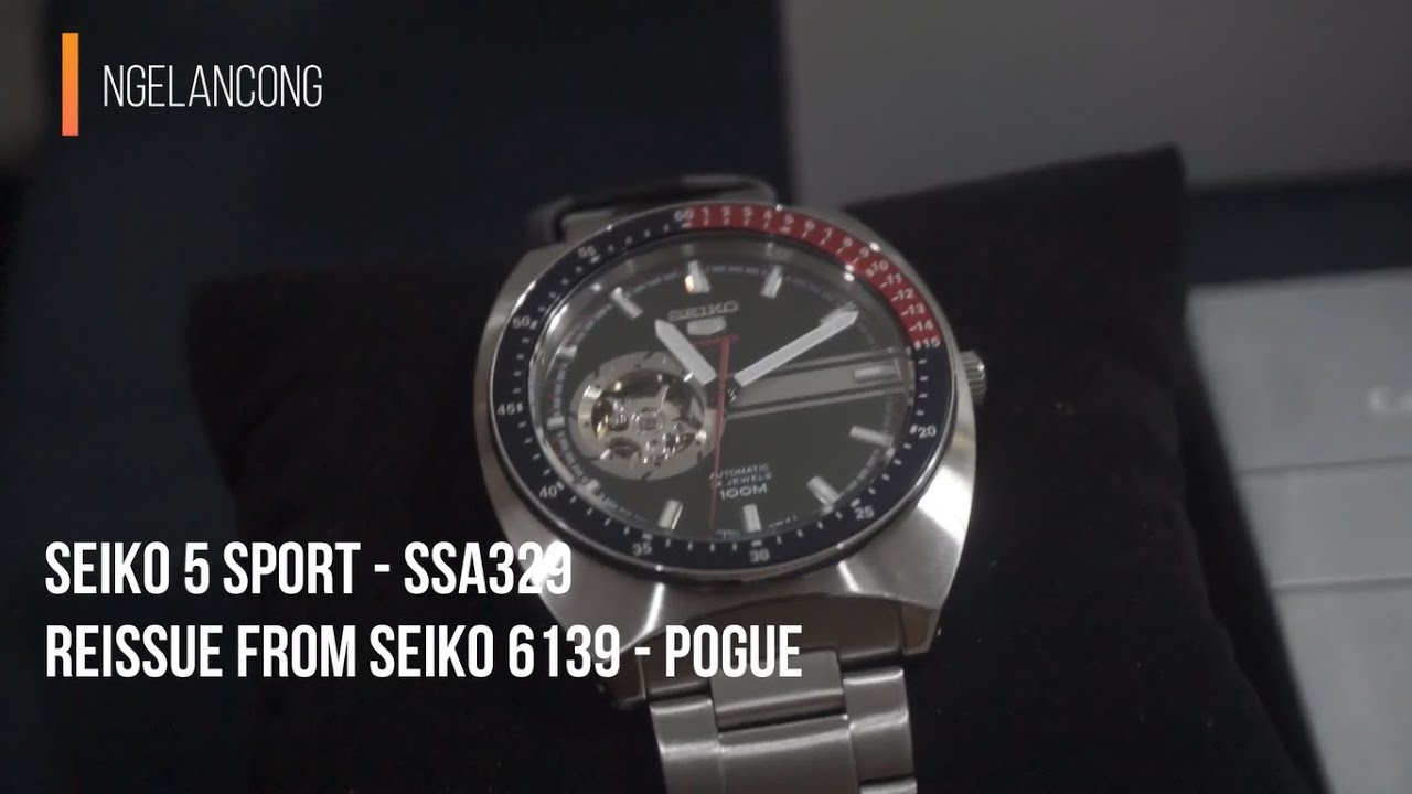 Seiko 5 Sport SSA329 (Reissue from Seiko 6139 Pogue)