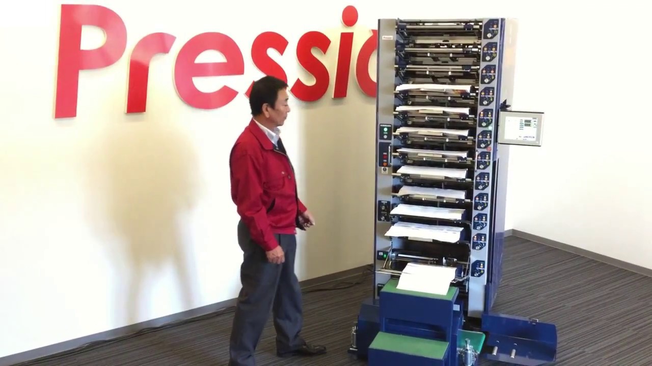[ Introduction Video ] Paper Collator / Paper Sorting machine by Pressio