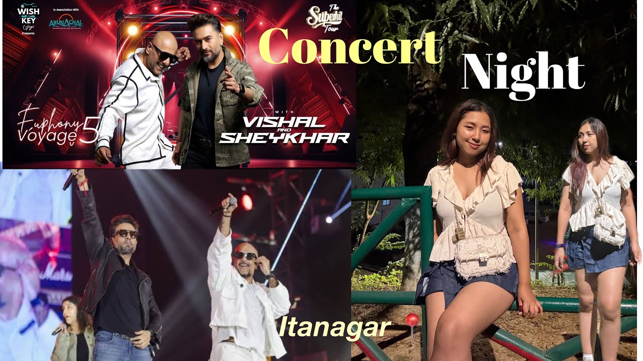 Attending Vishal & Shikhar Concert in Itanagar 🎇🎆 Had so much Fun 🤩 Diwali Special 🥳
