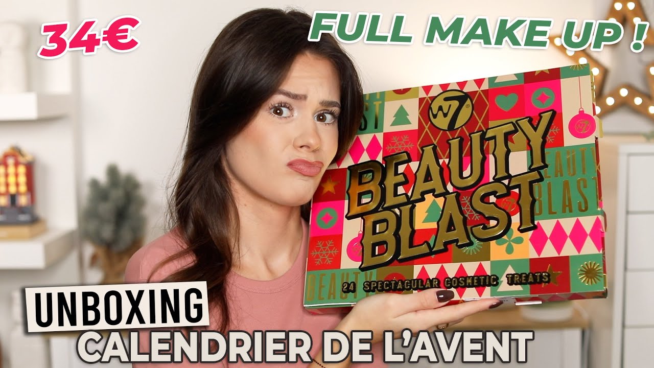 UNBOXING Calendrier de l’avent W7 34€ + CONCOURS