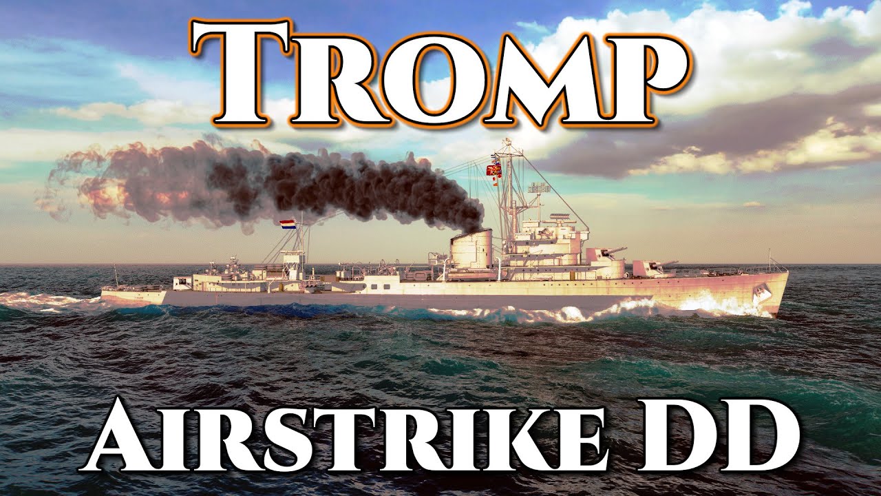 World of Warships: Tromp - The Airstrike Destroyer