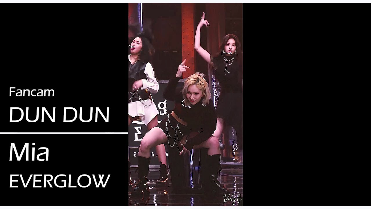 EVERGLOW (에버글로우) - 'Dun Dun' Mia (미아) 韩恩智 Fancam (직캠) @200207 MusicBank