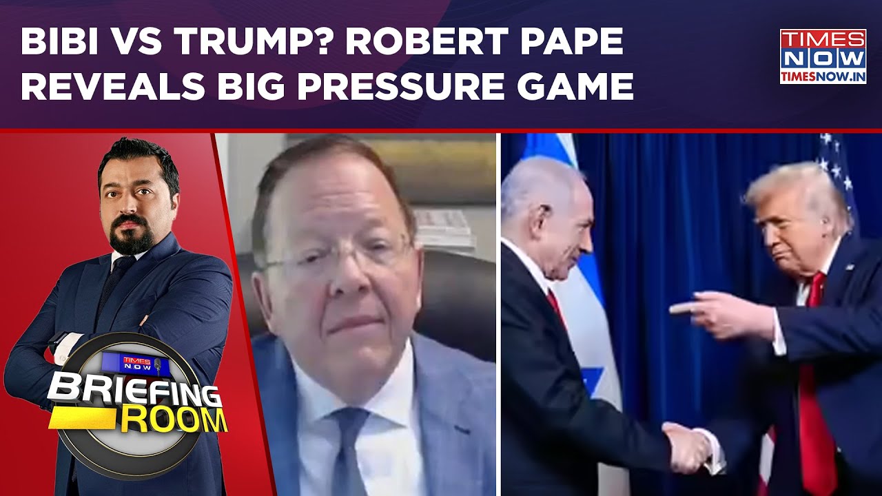 Robert Pape Breaks Down Trump&rsquo;s Pressure On Israel And Risks Ahead Of US Midterms | BRIEFING ROOM