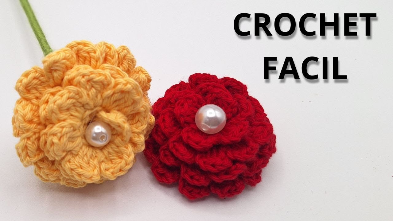 Teje y VENDE: La Flor a Crochet más buscada del momento