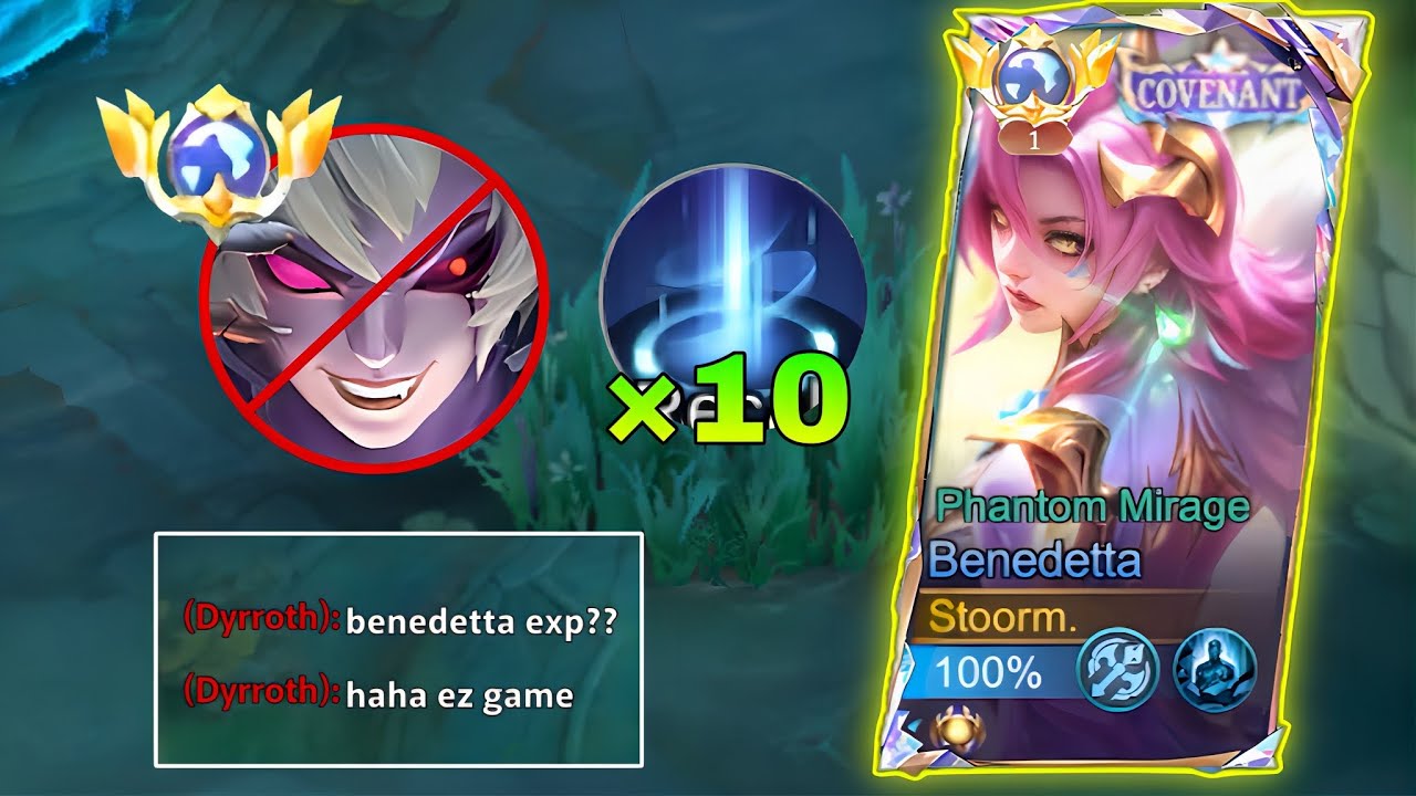 DON'T SPAM RECALL INFRONT OF MY BENEDETTA🤣 | BENEDETTA GAMEPLAY | MLBB |