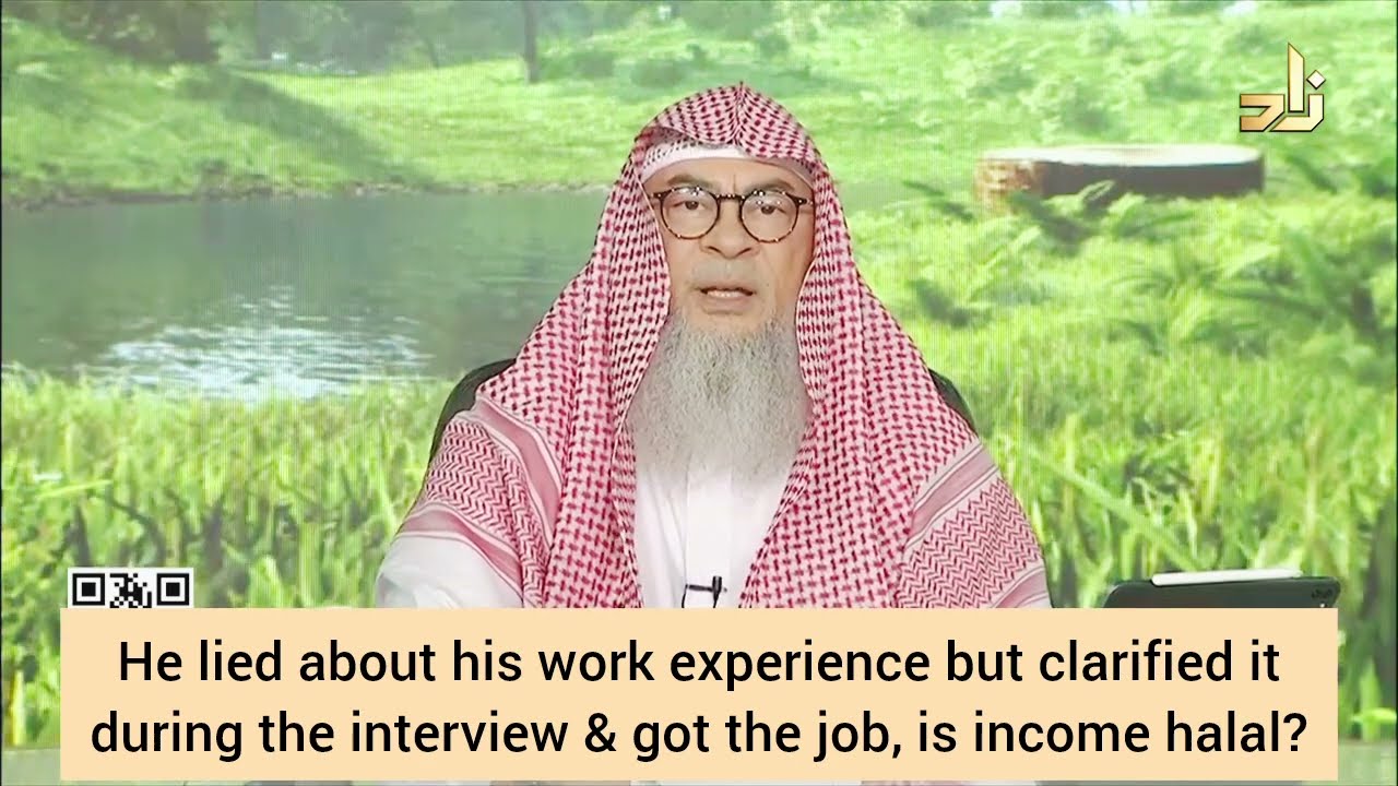 Lied during interview, clarified later, they gave training, is job & income halal? assim al hakeem