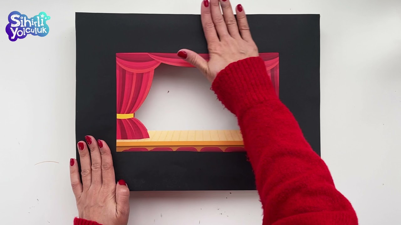 Sihirli Parmaklar - Evde Kukla Sahnesi Yapımı | DIY OYUNCAKLAR