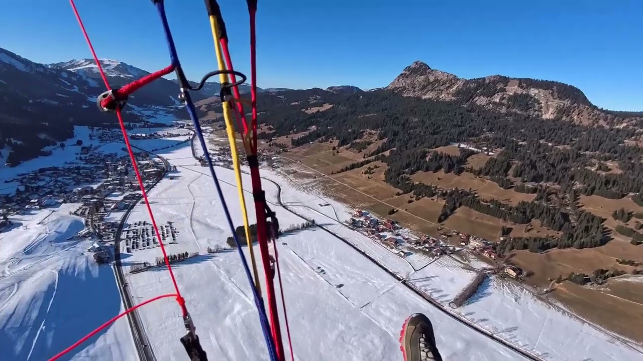 Silvester-Gleitschirmflug 2025 im Tannheimer Tal