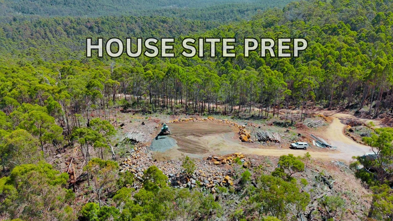 Prepping Our Offgrid House Site!! #construction #tasmania #offgridliving #offgridhome